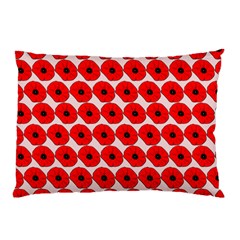 Red Peony Flower Pattern Pillow Cases (two Sides) by GardenOfOphir