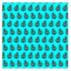 Ladybug Vector Geometric Tile Pattern Large Satin Scarf (square) by GardenOfOphir