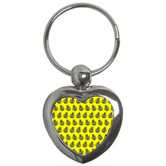Ladybug Vector Geometric Tile Pattern Key Chains (Heart) 