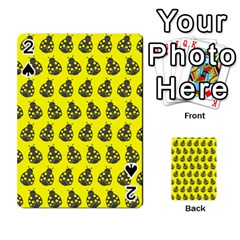 Ladybug Vector Geometric Tile Pattern Playing Cards 54 Designs 