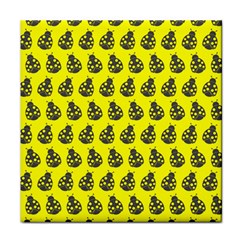 Ladybug Vector Geometric Tile Pattern Face Towel