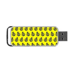 Ladybug Vector Geometric Tile Pattern Portable USB Flash (One Side)