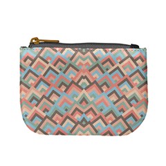 Trendy Chic Modern Chevron Pattern Mini Coin Purses