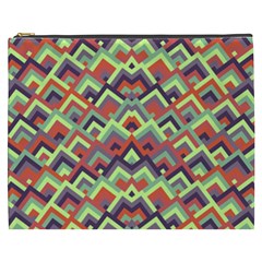 Trendy Chic Modern Chevron Pattern Cosmetic Bag (xxxl)  by GardenOfOphir