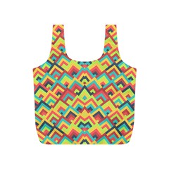 Trendy Chic Modern Chevron Pattern Full Print Recycle Bags (s)  by GardenOfOphir