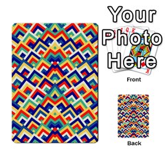 Trendy Chic Modern Chevron Pattern Multi-purpose Cards (rectangle)  by GardenOfOphir