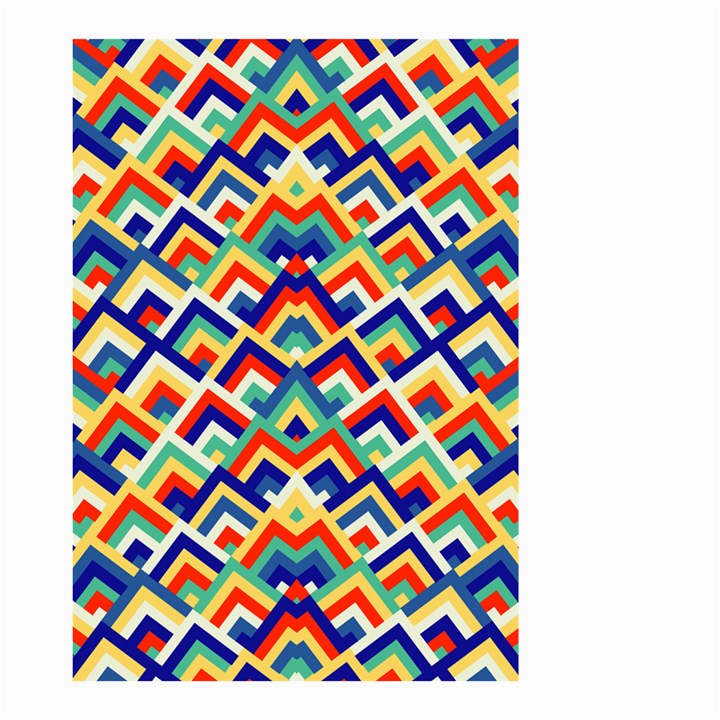 Trendy Chic Modern Chevron Pattern Small Garden Flag (Two Sides)