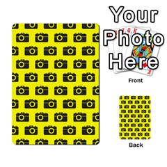 Modern Chic Vector Camera Illustration Pattern Multi-purpose Cards (rectangle) 