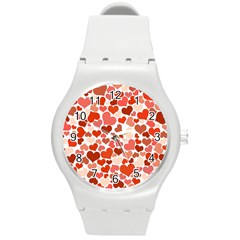 Heart 2014 0901 Round Plastic Sport Watch (m)