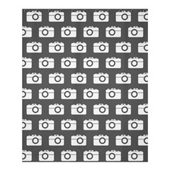 Modern Chic Vector Camera Illustration Pattern Shower Curtain 60  X 72  (medium) 