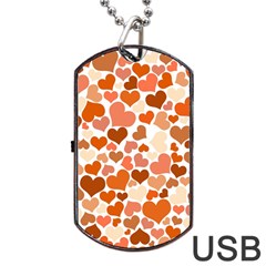 Heart 2014 0902 Dog Tag Usb Flash (two Sides) 