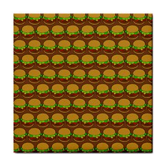 Burger Snadwich Food Tile Pattern Tile Coasters