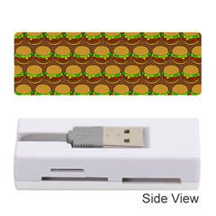 Burger Snadwich Food Tile Pattern Memory Card Reader (Stick) 