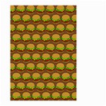 Burger Snadwich Food Tile Pattern Small Garden Flag (Two Sides) Front