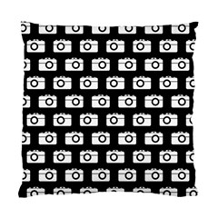 Modern Chic Vector Camera Illustration Pattern Standard Cushion Case (one Side)  by GardenOfOphir