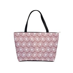 Gerbera Daisy Vector Tile Pattern Shoulder Handbags by GardenOfOphir