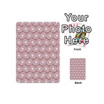 Gerbera Daisy Vector Tile Pattern Playing Cards 54 (Mini)  Back