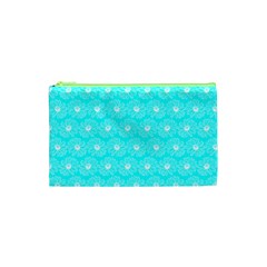 Gerbera Daisy Vector Tile Pattern Cosmetic Bag (xs) by GardenOfOphir