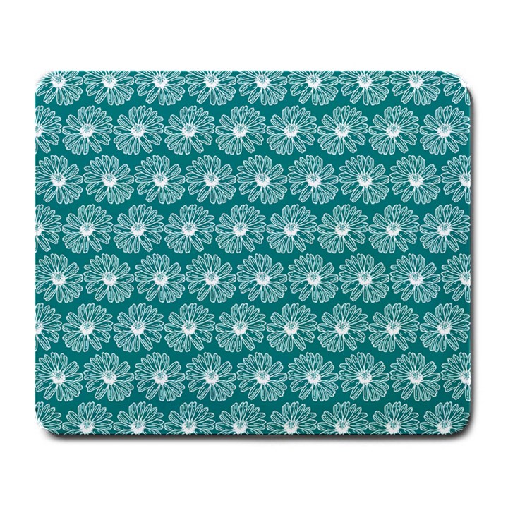 Gerbera Daisy Vector Tile Pattern Large Mousepads