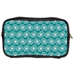 Gerbera Daisy Vector Tile Pattern Toiletries Bags by GardenOfOphir