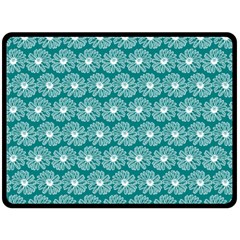 Gerbera Daisy Vector Tile Pattern Double Sided Fleece Blanket (large)  by GardenOfOphir