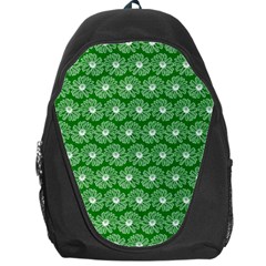 Gerbera Daisy Vector Tile Pattern Backpack Bag by GardenOfOphir