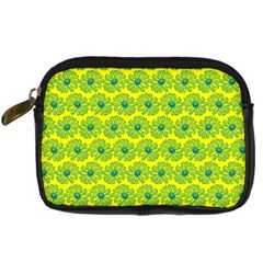 Gerbera Daisy Vector Tile Pattern Digital Camera Cases by GardenOfOphir