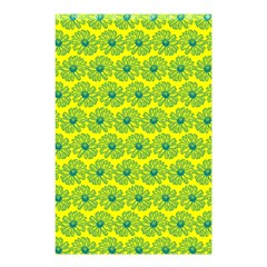 Gerbera Daisy Vector Tile Pattern Shower Curtain 48  X 72  (small)  by GardenOfOphir