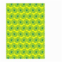 Gerbera Daisy Vector Tile Pattern Small Garden Flag (two Sides)