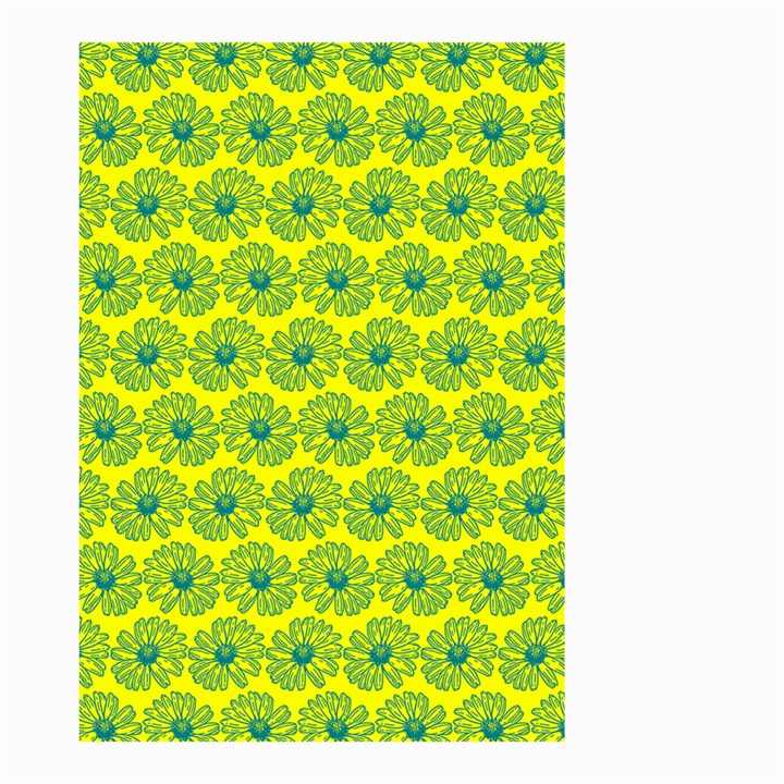 Gerbera Daisy Vector Tile Pattern Small Garden Flag (Two Sides)