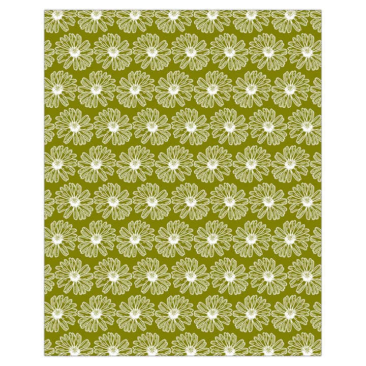 Gerbera Daisy Vector Tile Pattern Drawstring Bag (Small)