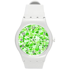 Heart 2014 0910 Round Plastic Sport Watch (m)