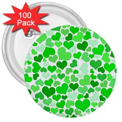 Heart 2014 0912 3  Buttons (100 Pack)  by JAMFoto