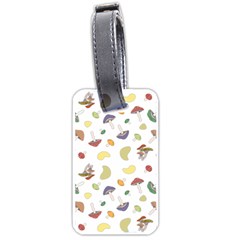 Mushrooms Pattern Luggage Tags (one Side) 