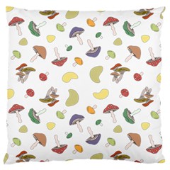 Mushrooms Pattern Large Cushion Cases (two Sides)  by Famous