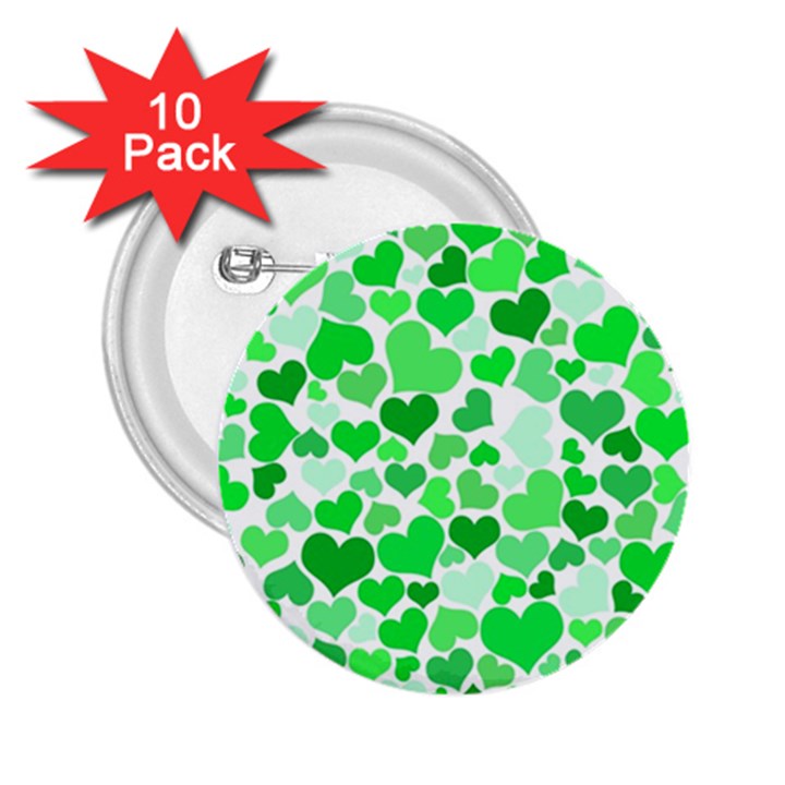 Heart 2014 0913 2.25  Buttons (10 pack) 