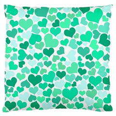 Heart 2014 0916 Large Flano Cushion Cases (one Side) 