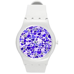 Heart 2014 0925 Round Plastic Sport Watch (m)