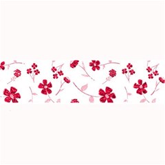Sweet Shiny Floral Red Large Bar Mats by ImpressiveMoments