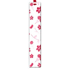 Sweet Shiny Floral Red Large Book Marks by ImpressiveMoments