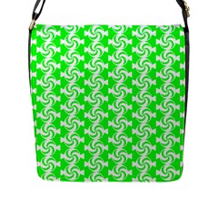 Candy Illustration Pattern Flap Messenger Bag (l)  by GardenOfOphir