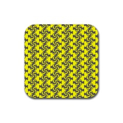 Candy Illustration Pattern Rubber Coaster (square)  by GardenOfOphir
