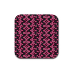 Candy Illustration Pattern Rubber Square Coaster (4 Pack)  by GardenOfOphir