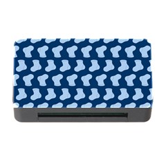 Blue Cute Baby Socks Illustration Pattern Memory Card Reader With Cf by GardenOfOphir