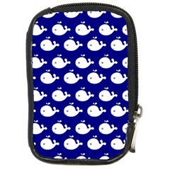 Cute Whale Illustration Pattern Compact Camera Cases by GardenOfOphir