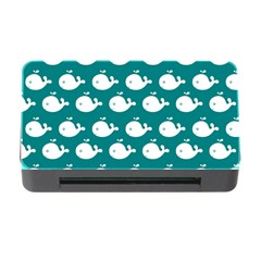 Cute Whale Illustration Pattern Memory Card Reader with CF