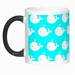 Cute Whale Illustration Pattern Morph Mugs by GardenOfOphir