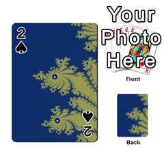 Blue And Green Design Playing Cards 54 Designs 