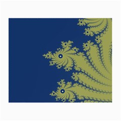 Blue And Green Design Small Glasses Cloth (2-side)