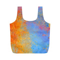 Hot And Cold Full Print Recycle Bags (m)  by digitaldivadesigns